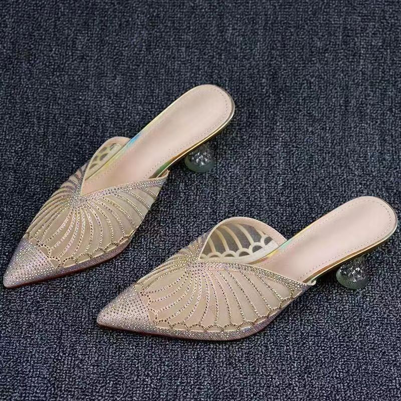 Stiletto Crystal Women Sandals