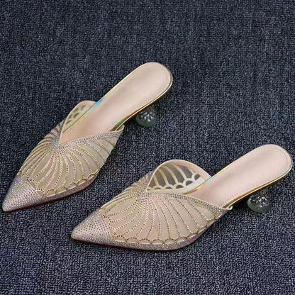 Stiletto Crystal Women Sandals