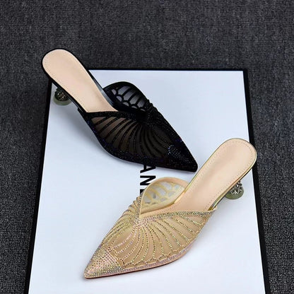 Stiletto Crystal Women Sandals