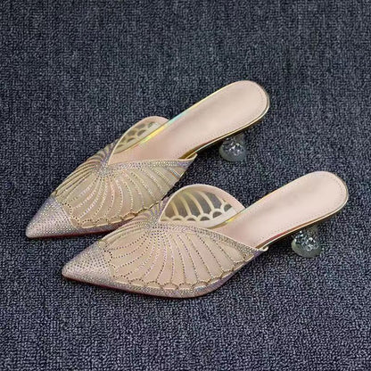 Stiletto Crystal Women Sandals
