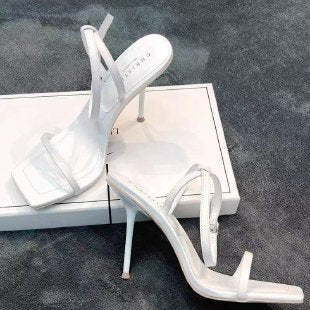 Stiletto heel strap sandals