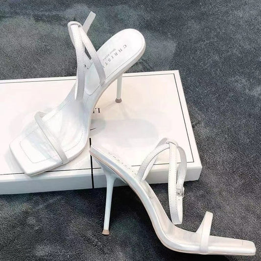 Stiletto heel strap sandals
