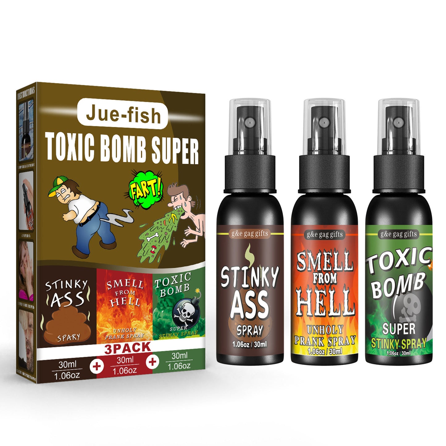 Stinky Fart Prank Spray Toy