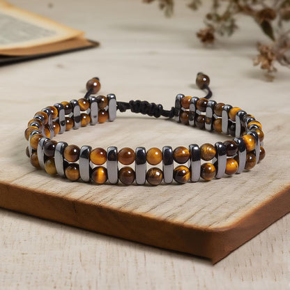 Stone bead bracelet