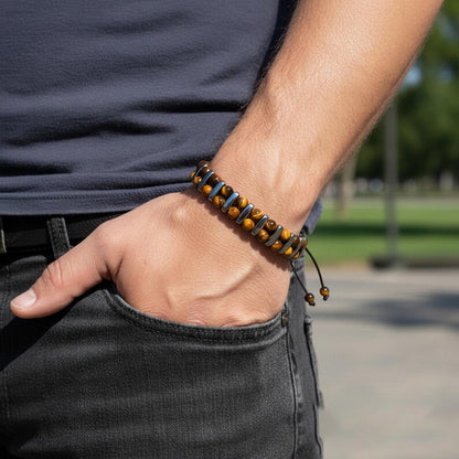 Stone bead bracelet