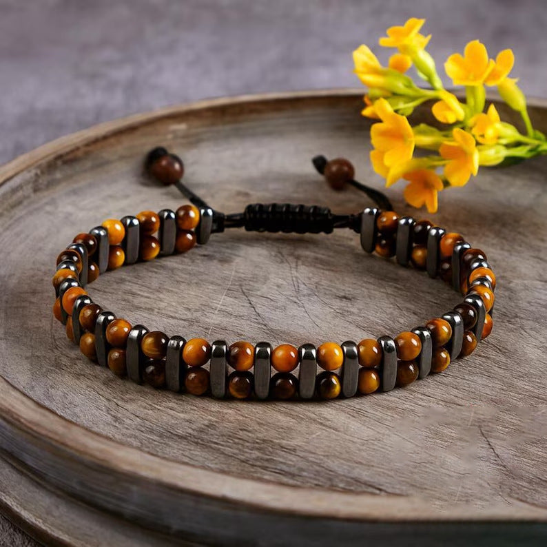 Stone bead bracelet