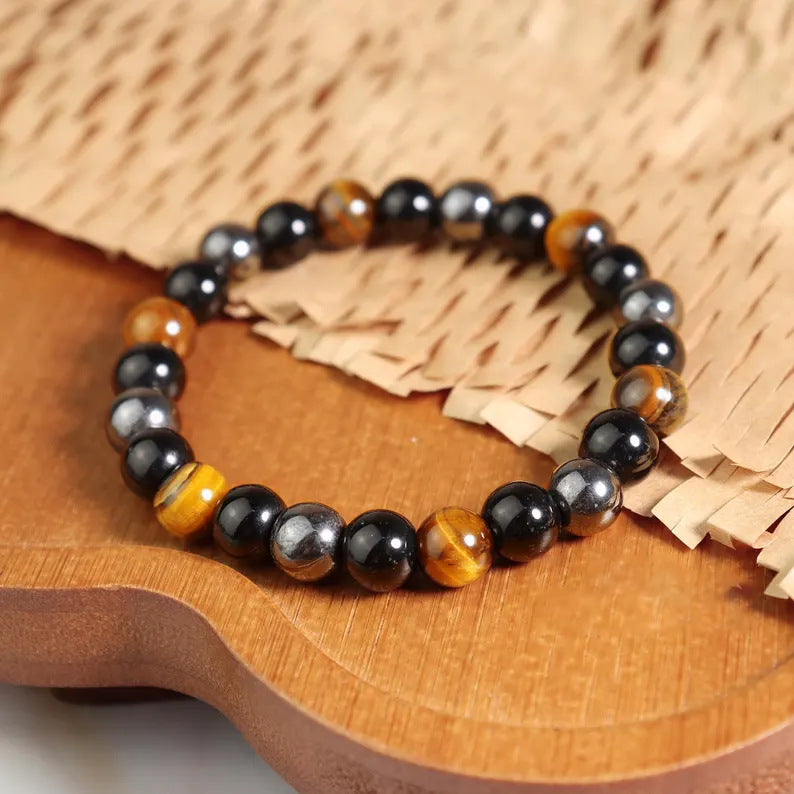 Stone bead bracelet