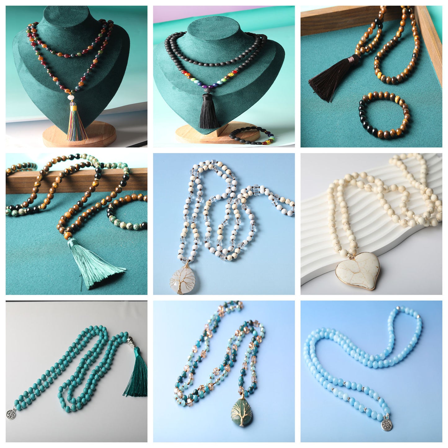 Stone Beaded Necklace
