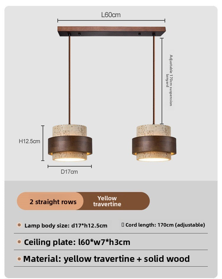 Stone Chandelier Lamp