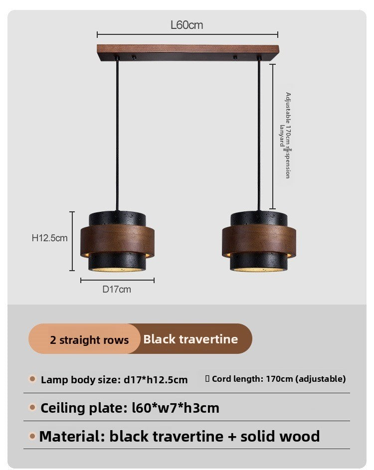 Stone Chandelier Lamp