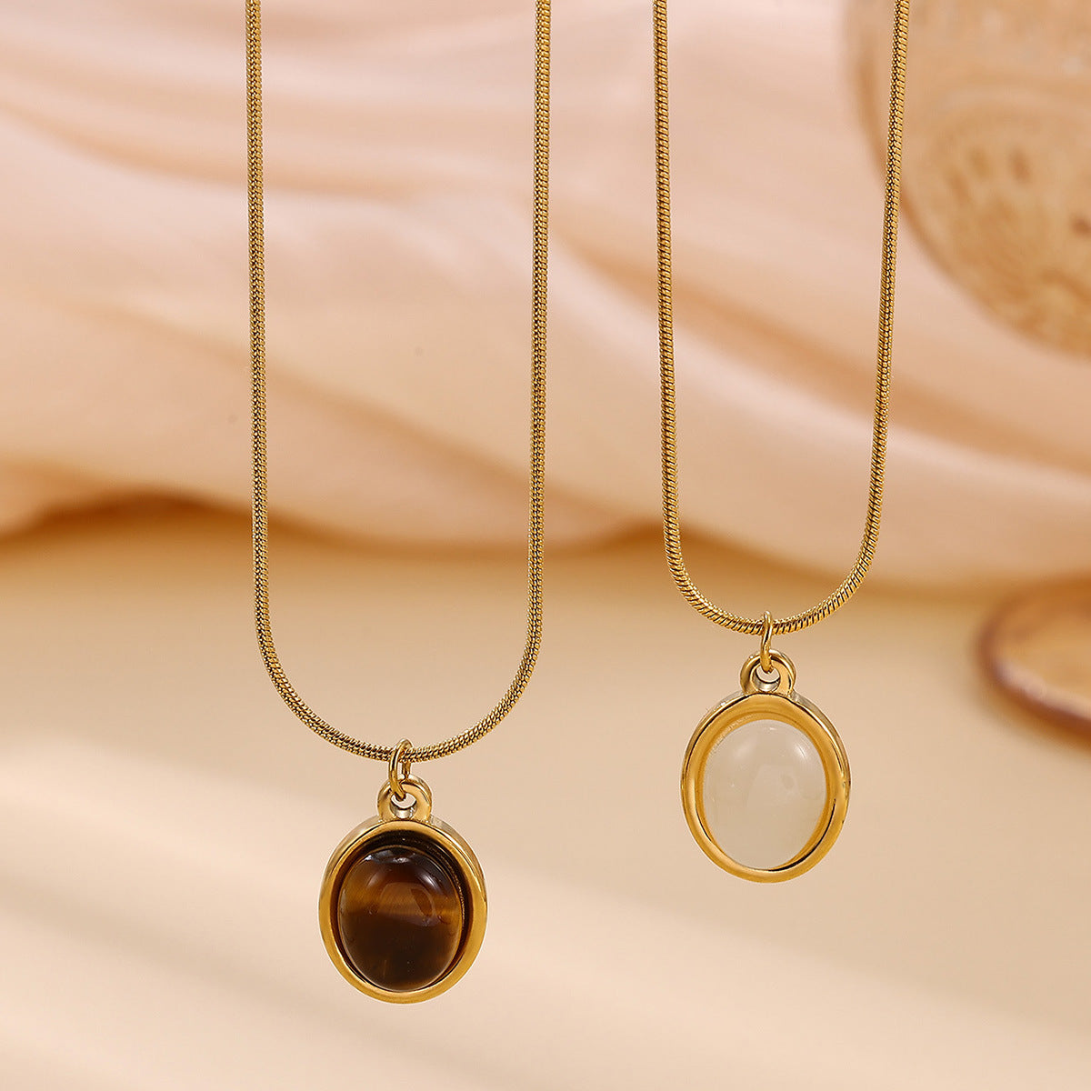 Stone Pendant Necklace
