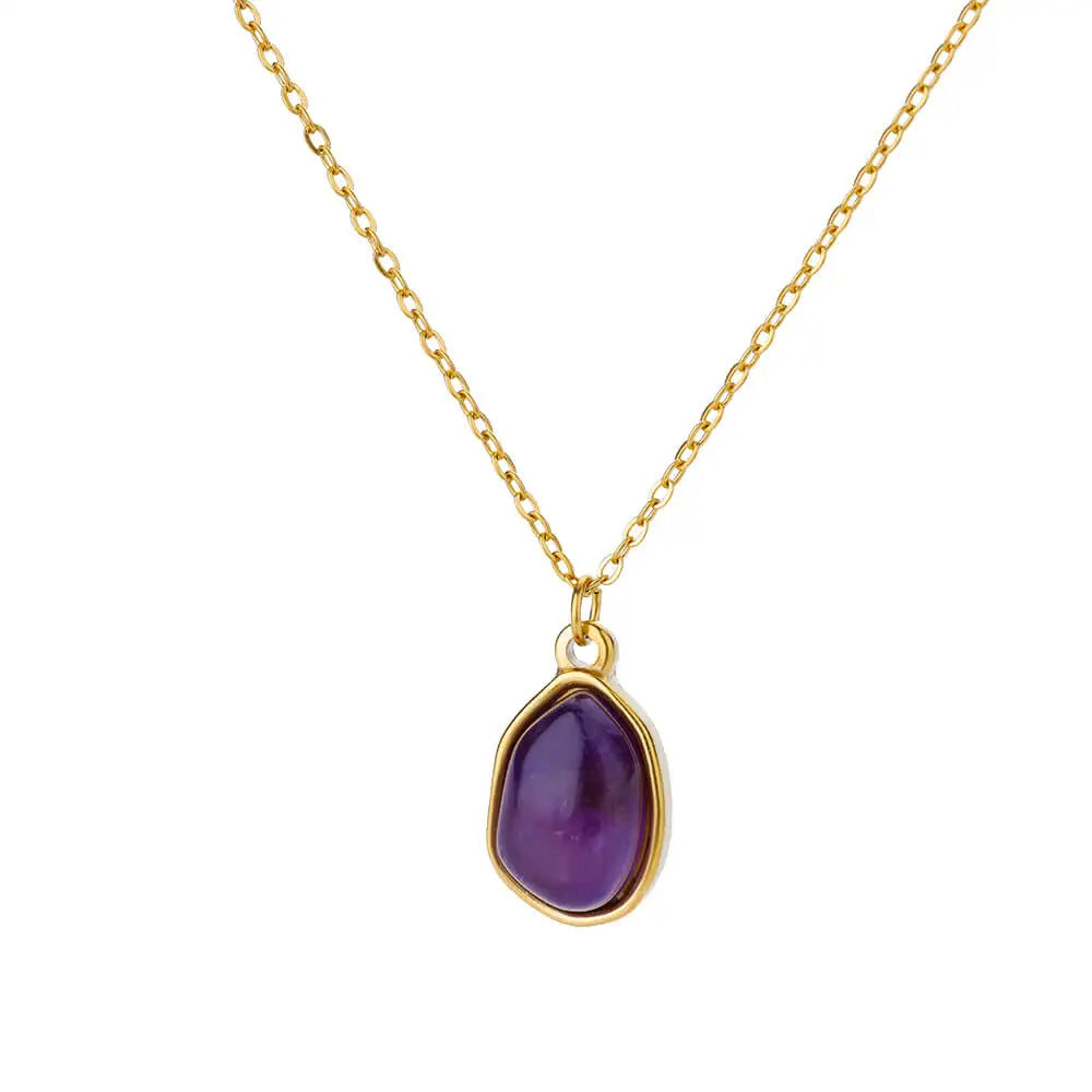 Stone Pendant Necklace