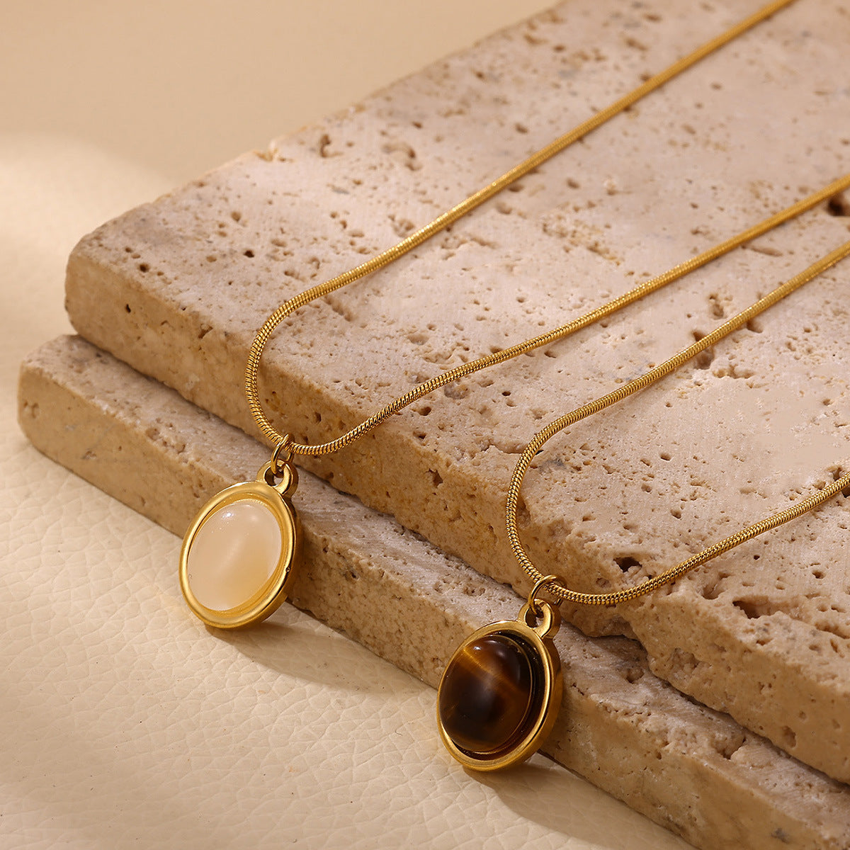 Stone Pendant Necklace