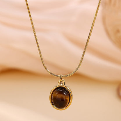 Stone Pendant Necklace