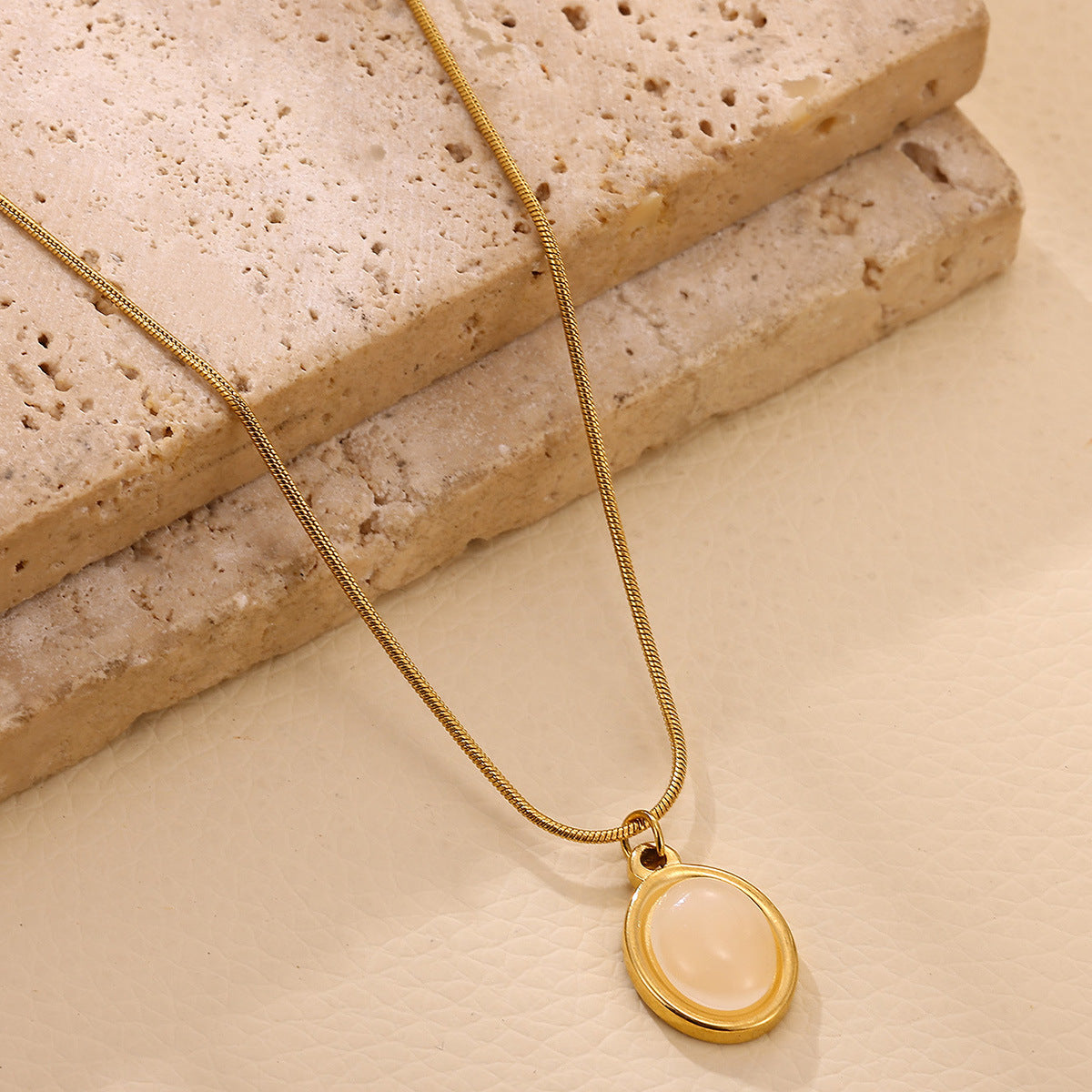 Stone Pendant Necklace