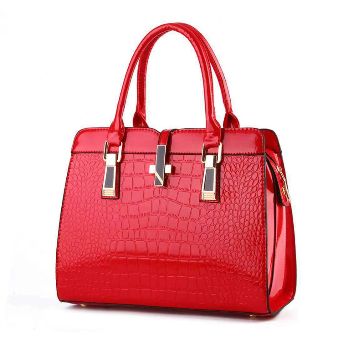 Stone-textured handbag for women
