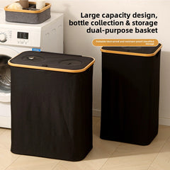 Collection bottle single hole black