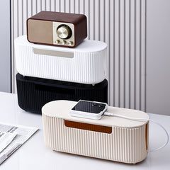 White plastic cover