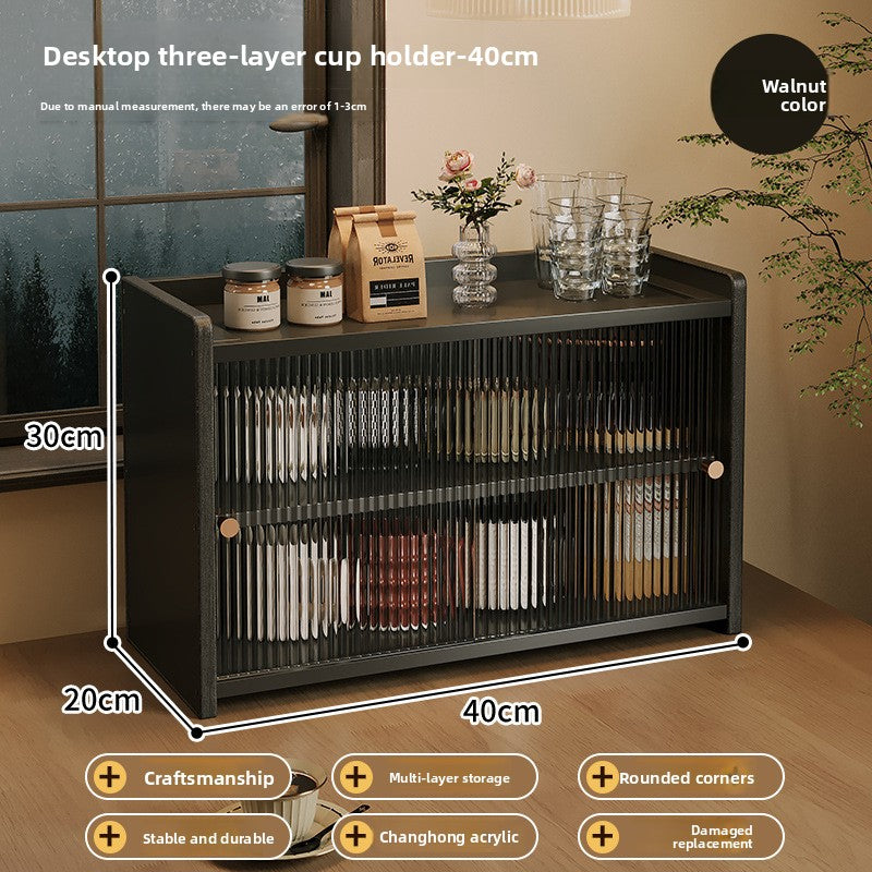 Storage rack dining table