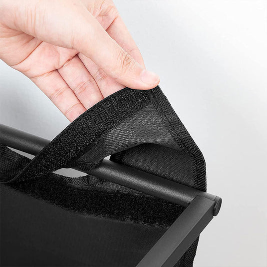 Storage rack for clothes baskets