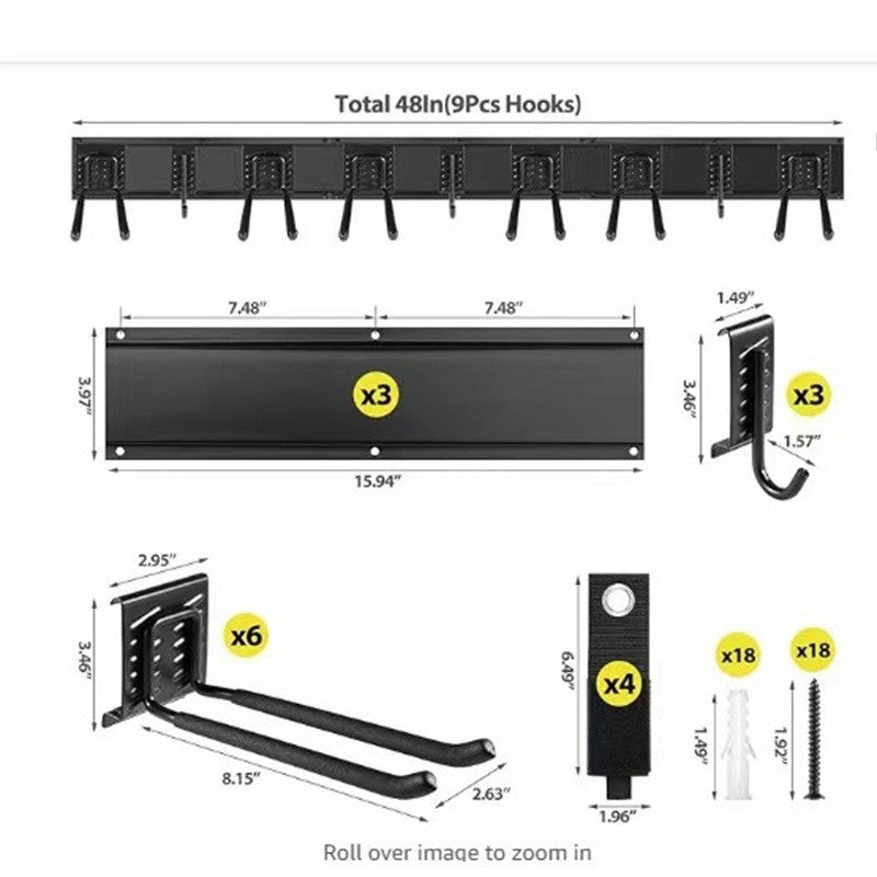 Storage wall hook