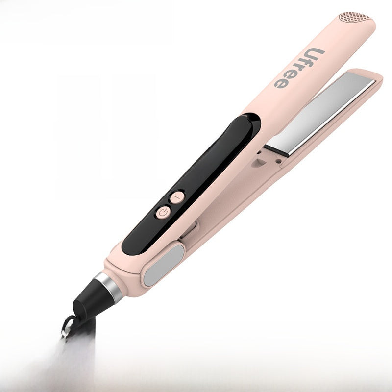Straight and curly dual-purpose hair curling iron