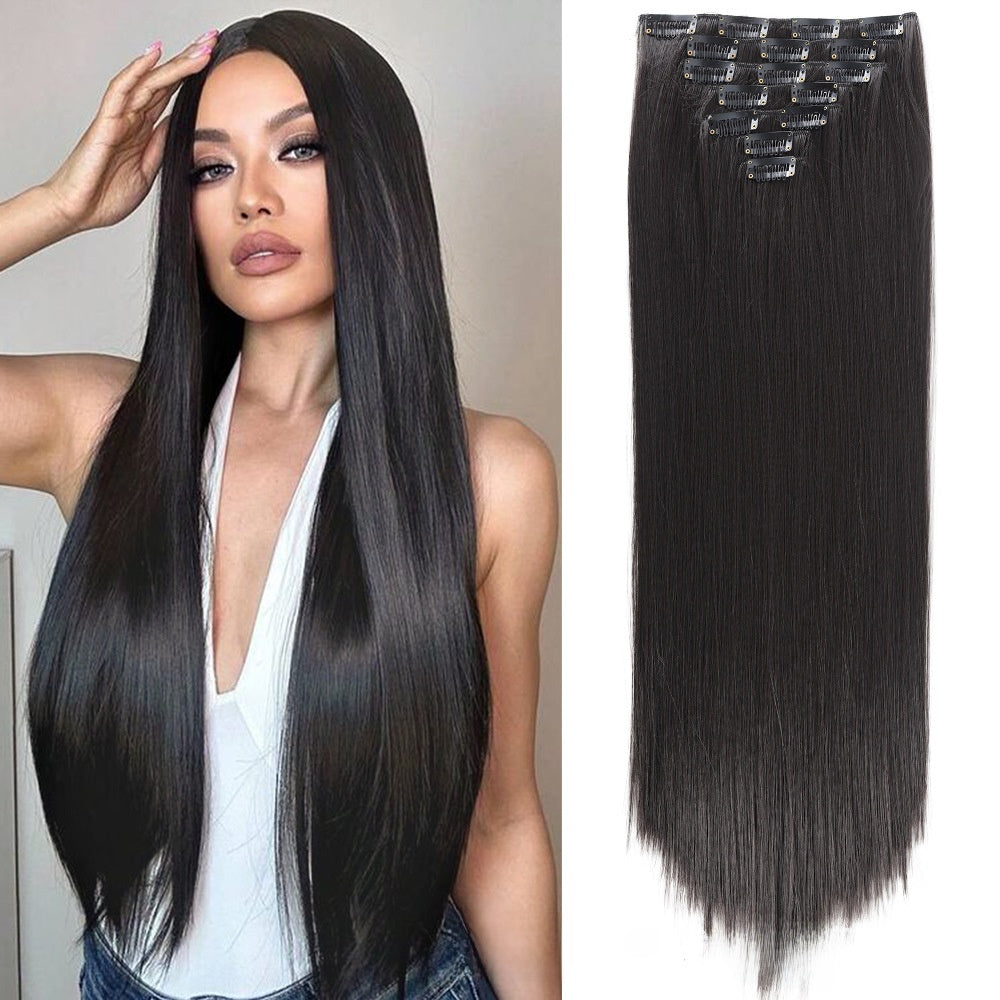 Straight Hair Extensions Set