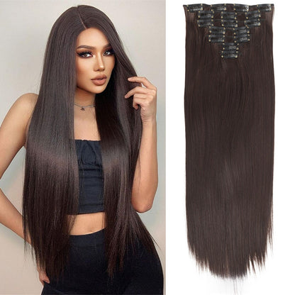 Straight Hair Extensions Set