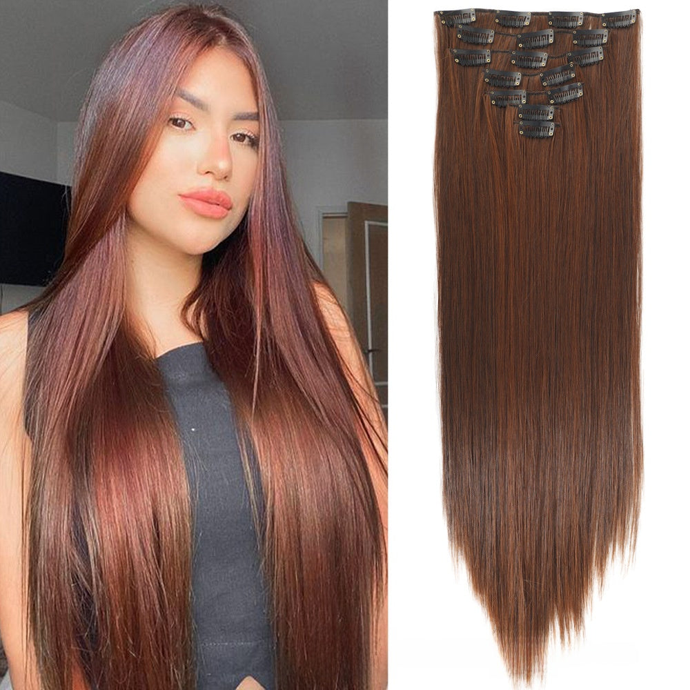 Straight Hair Extensions Set