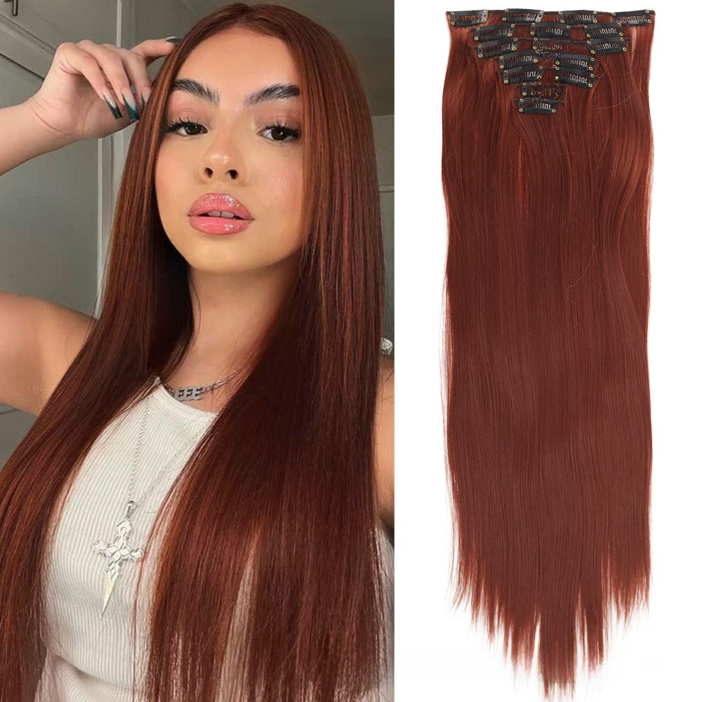 Straight Hair Extensions Set