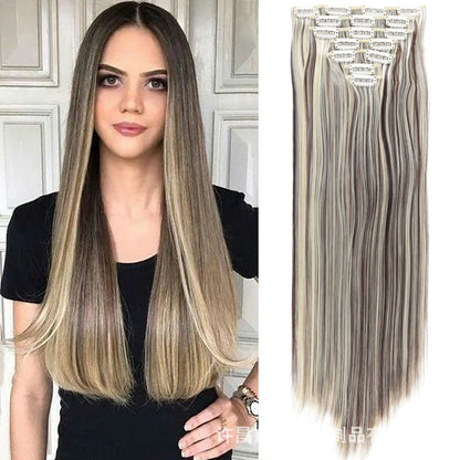Straight Hair Extensions Set
