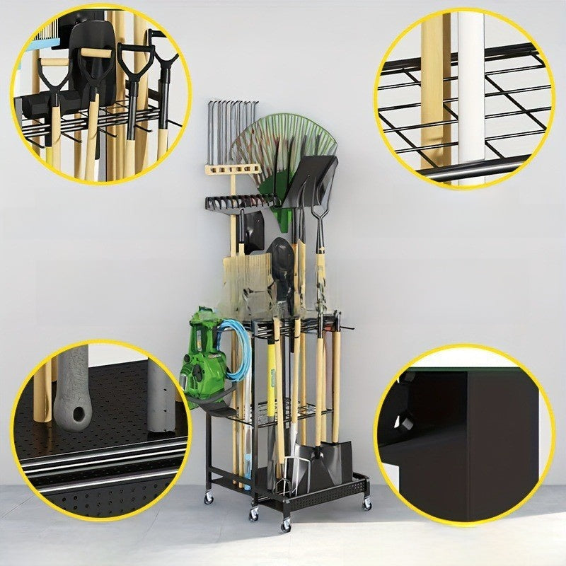 Straight Hook Hanging Rack Wall-mounted Wall Fit Rack Garden