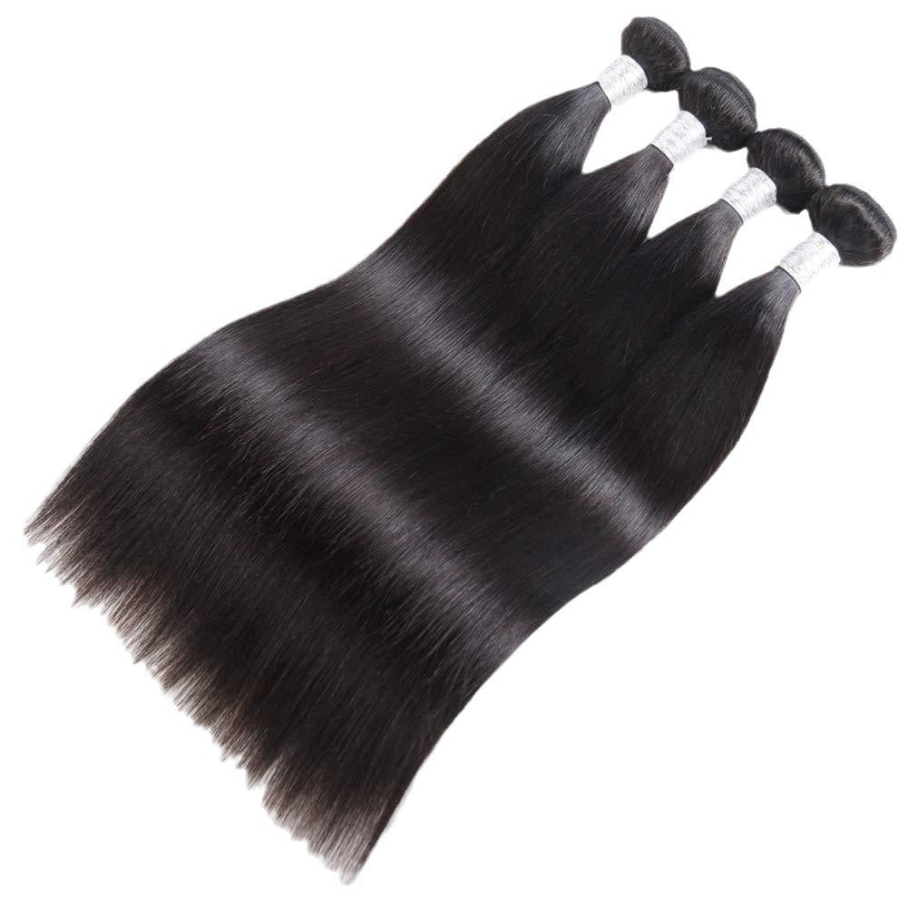 Straight Human Hair Wig Real Hair Bundles