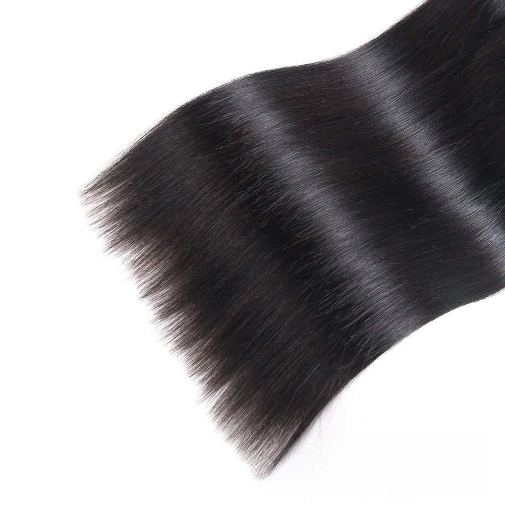 Straight Human Hair Wig Real Hair Bundles