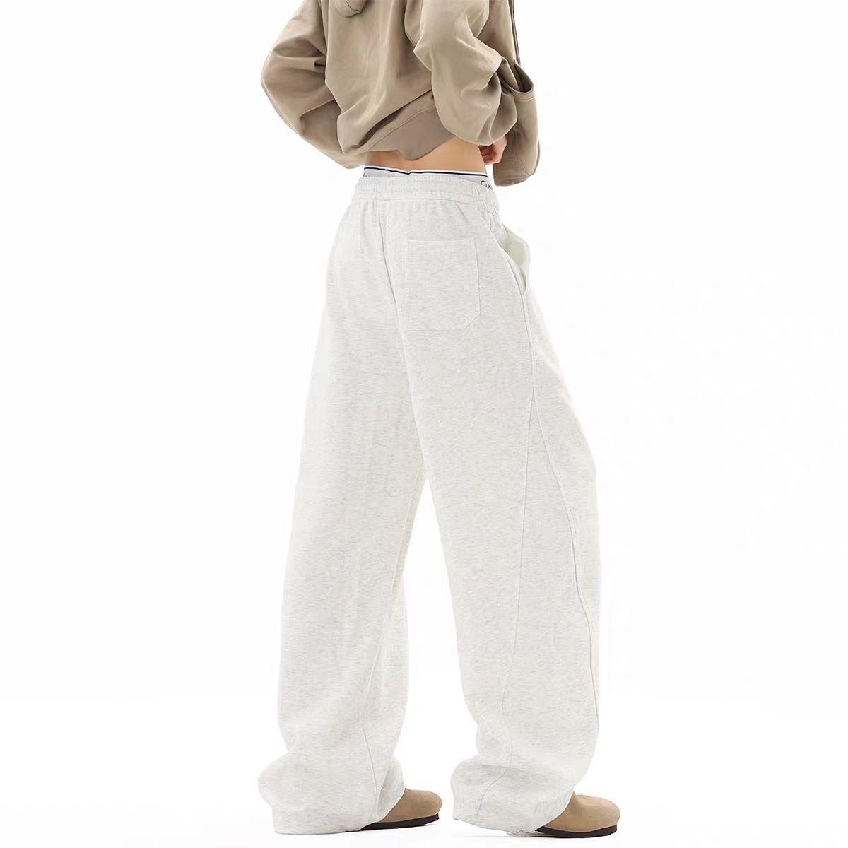 Straight-leg athletic pants