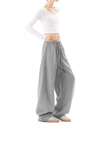 Straight-leg athletic pants