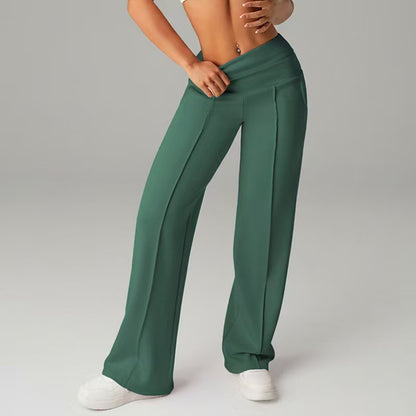 Straight Leg Athletic Trousers
