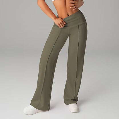 Straight Leg Athletic Trousers