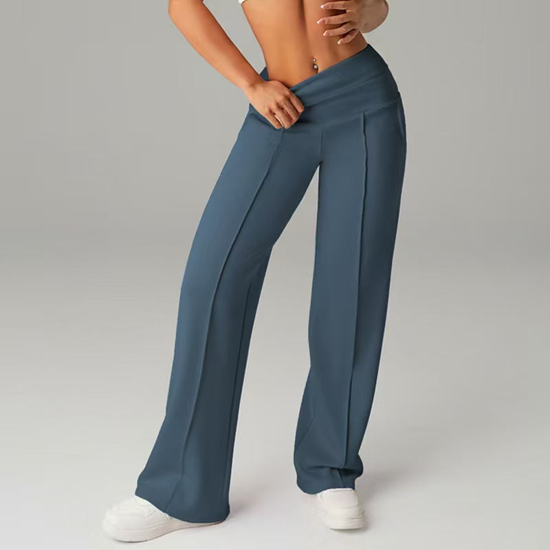 Straight Leg Athletic Trousers