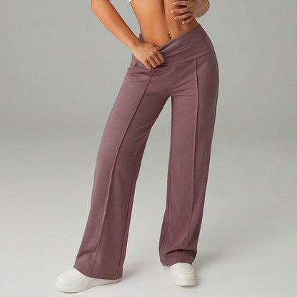 Straight Leg Athletic Trousers