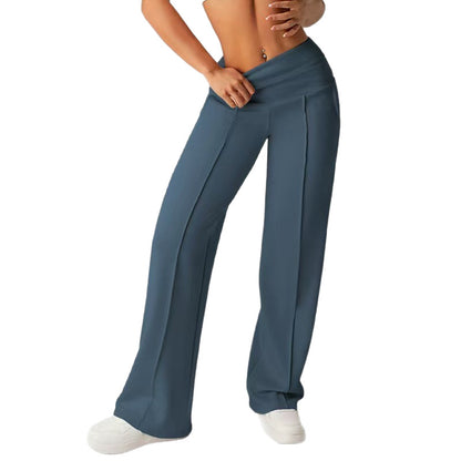 Straight Leg Athletic Trousers