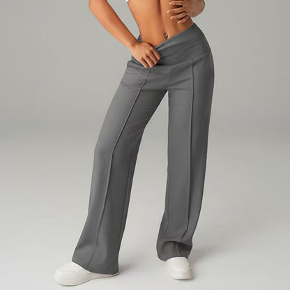 Straight Leg Athletic Trousers