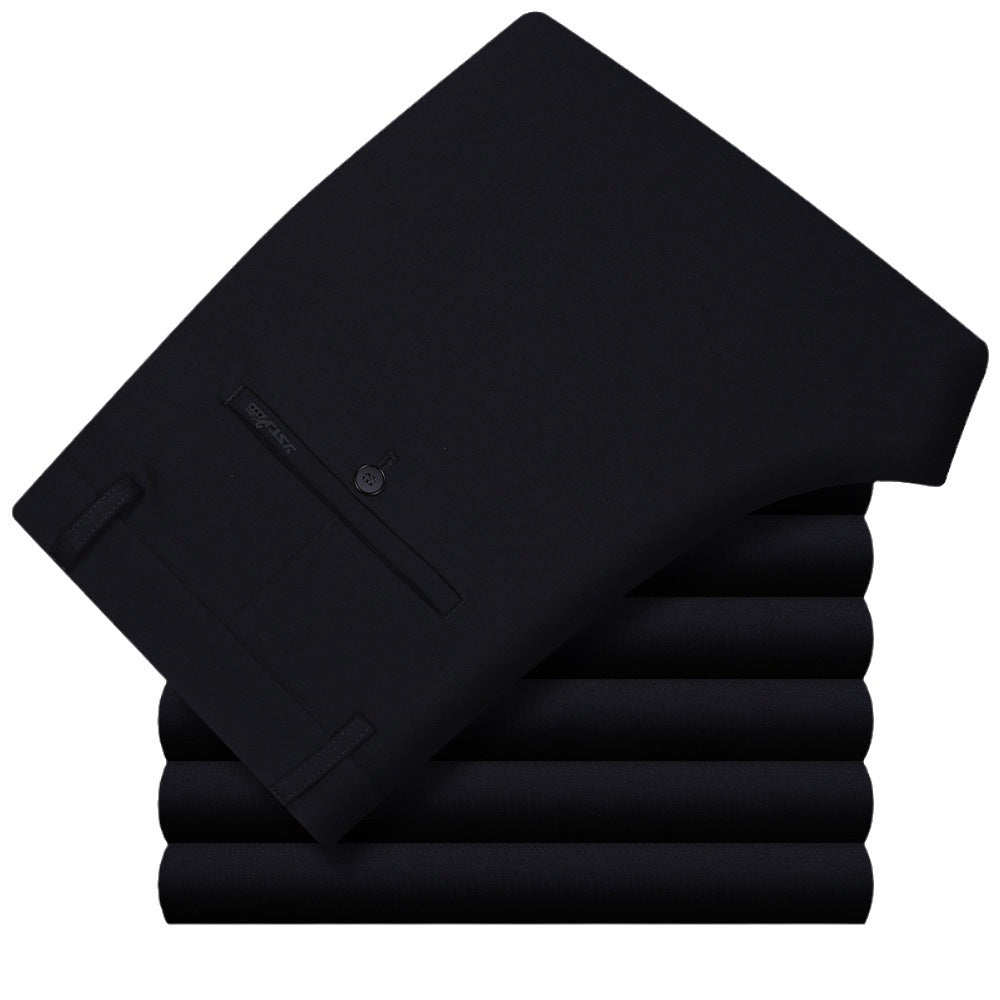 Straight-leg business pants