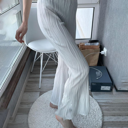 Straight-leg casual trousers