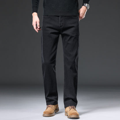 Straight Leg Denim Pants for Men