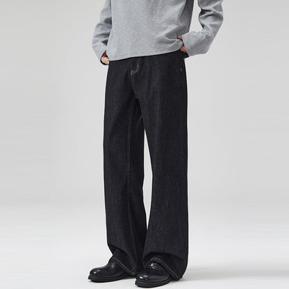Straight Leg Denim Pants