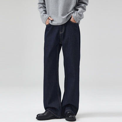 Straight Leg Denim Pants