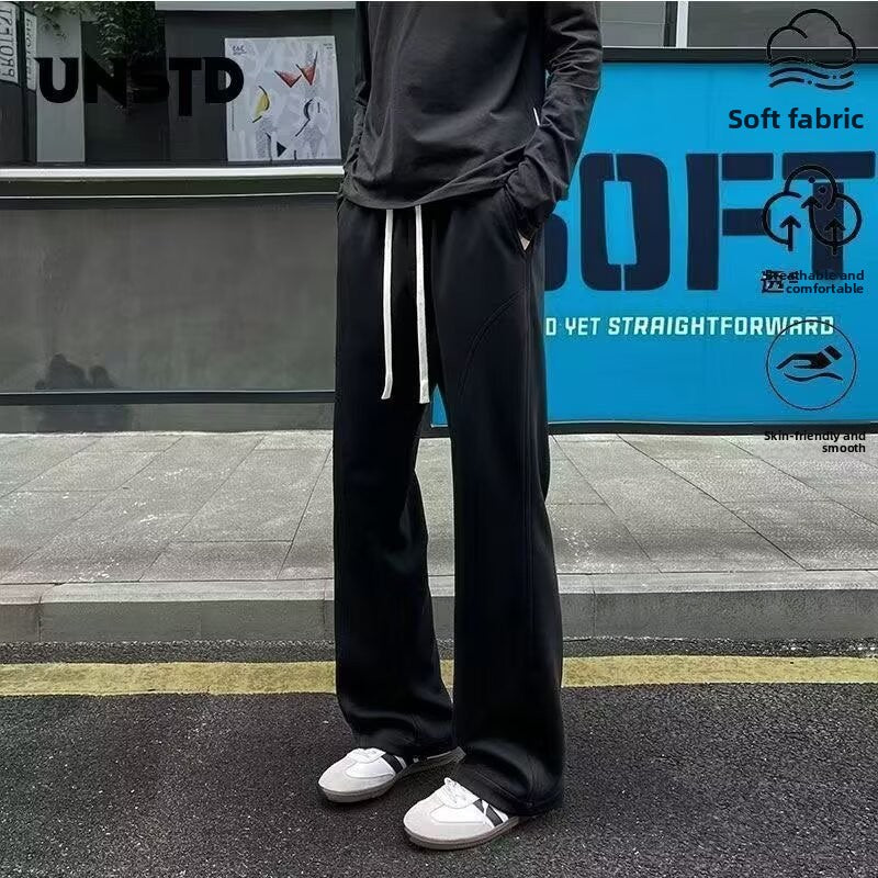 Straight Leg Fleece Lined Sweatpants