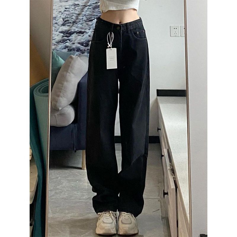 straight-leg jeans