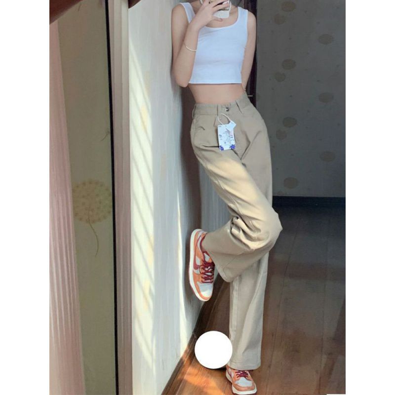 straight-leg jeans